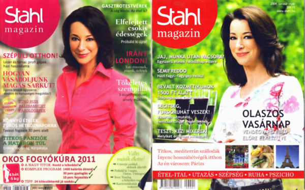 2 db Stahl magazin: 2009. tavasz-ny�r + 2011. tavasz
