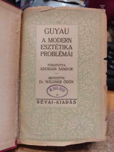A modern eszttika problmi