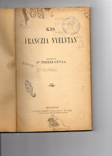Kis franczia nyelvtan