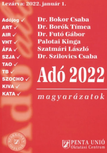 Ad� 2022 magyar�zatok