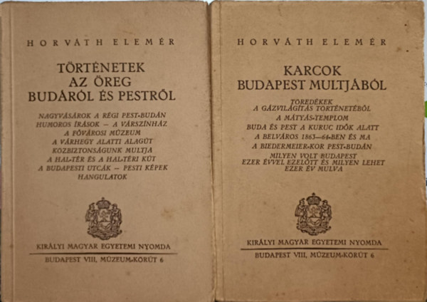 Horváth Elemér - Horváth Elemér könyvcsomag