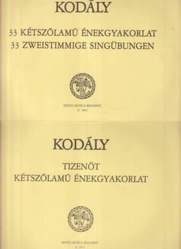 33 ktszlam nekgyakorlat + Tizent ktszlam nekgyakorlat (kt m)