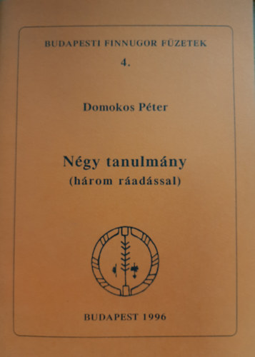 Ngy tanulmny (finnugor fzetek 4.)