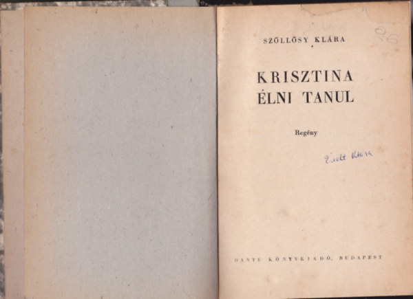 Krisztina lni tanul