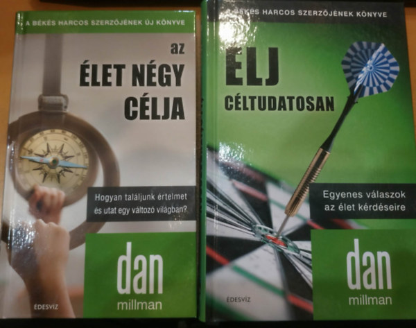 2 db Dan Millman: Az �let n�gy c�lja + �lj c�ltudatosan