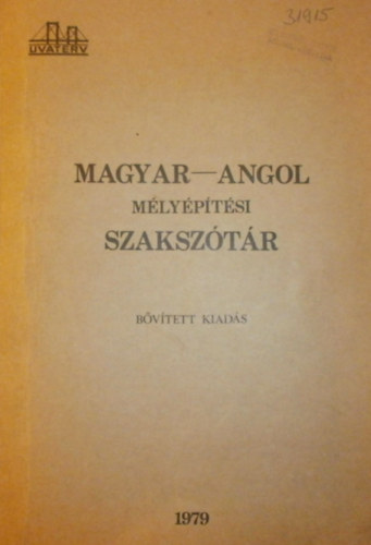 Magyar-angol mlyptsi szaksztr
