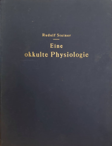 Eine okkulte Physiologie ( Okkult fiziolgia) nmet nyelven