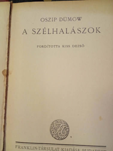 A sz�lhal�szok