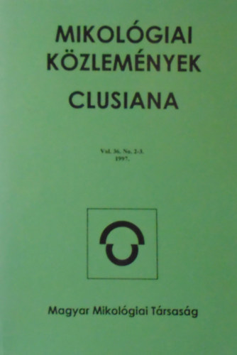 Clusiana Vol. 36. / No. 2-3.