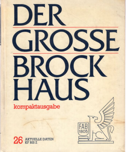 Der Grosse Brock Haus 26 ( nmet lexikon )
