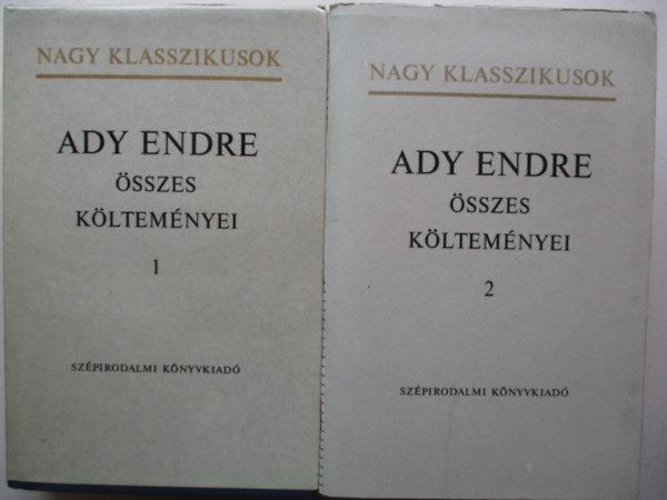 Ady Endre sszes kltemnyei I-II.