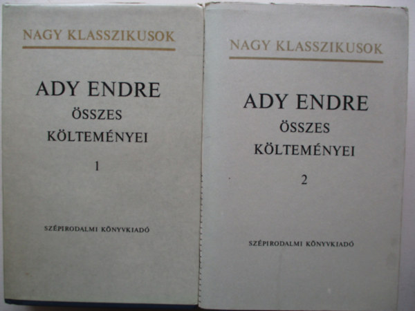 Ady Endre �sszes k�ltem�nyei I-II.