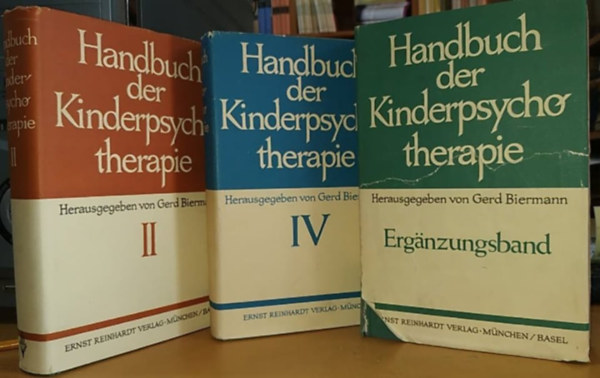 Gyermekpszichoterpis kziknyv II. s IV ktet + a kiegszt ktet (Deutch Edition) - Handbuch der Kinderpsychotherapie - Ergnzungsband
