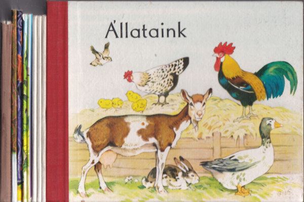 5 db. kemnylapos leporell gyerekknyv (llataink + Ki ette meg a mlnt? + Mesebolt + Hogyan szlettek a brnyfelhk? + Altat)
