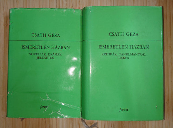 Cs�th G�za - Ismeretlen h�zban I-II.