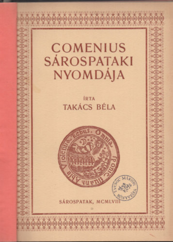Comenius srospataki nyomdja