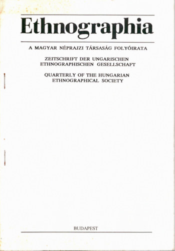 Ethnographia - A XVIII. szzadi rva vrmegye trtneti nprajzhoz - Klnlenyomat