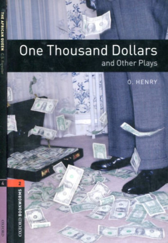 2 db angol könyv: One Thousand Dollars and Other Plays (Oxford Bookworms 2) és The African Queen (4)