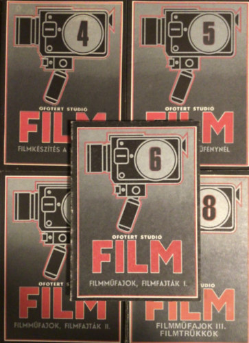 Filmk�sz�t�s a szabadban 4.,Filmk�sz�t�s m�f�nyn�l 5.,Filmm�fajok,filmfajt�k I.,II.III. 6.,7.,8.