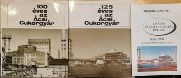 100 �ves az �csi cukorgy�r �s 125 �ves az �csi cukorgy�r k�nyvek csomagban