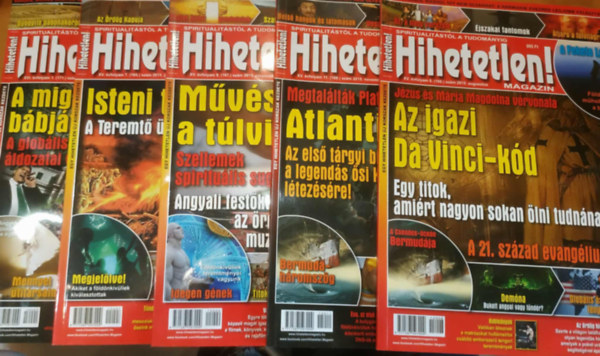 5 db Hihetetlen! Magazin (szrvnyszmok, lapszmok a termklapon)