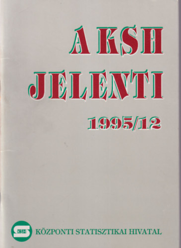 A KSH jelenti 1995/12