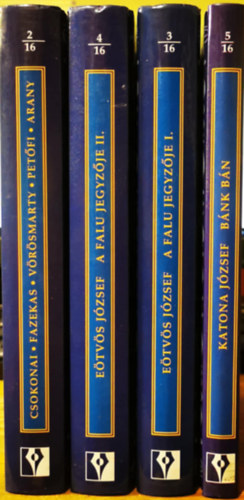 3 db knyv a Magyar Irodalom Remekei sorozatbl: Katona Jzsef: Bnk Bn - Etvs Jzsef: A falu jegyzje I-II  - Dorottya - Ludas Matyi - Csongor s Tnde - Jnos vitz - Toldi