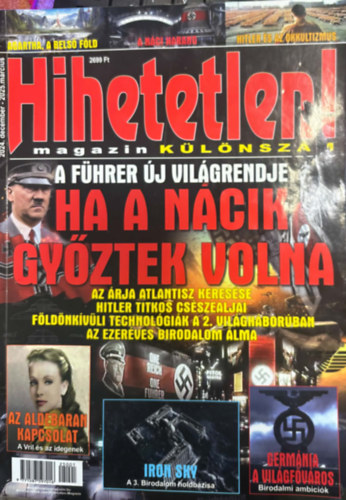 Hihetetlen! magazin k�l�nsz�m 2024. december - 2025. m�rcius