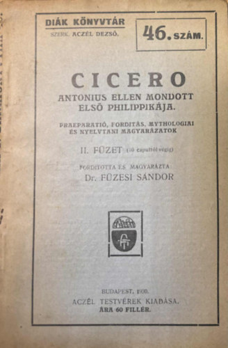 Cicero - Di�k k�nyvt�r 46. sz�m