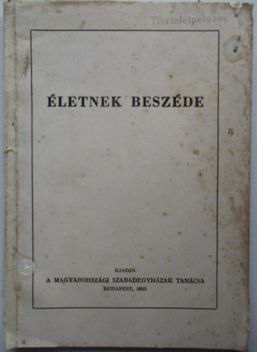 Dr. Haraszti Sndor - letnek beszde- Bibliamagyarzatok, eladsok, bizonysgttelek