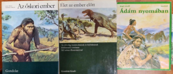 3db az �semberr�l: Az �skori ember + �d�m nyom�ban +�let az ember el�tt