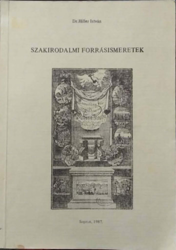 Szakirodalmi forr�sismeretek - K�zirat