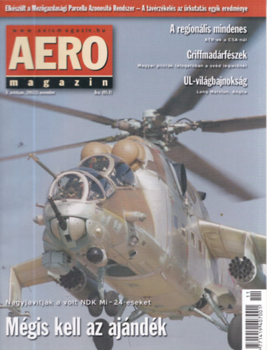3 db Aero magazin szrvnyszm: 2003/11 + 2003/12. + 2004/1.