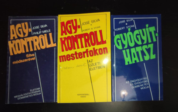 (3 db) Agykontroll knyvcsomag: Agyakontroll Silva Mdszervel (letnk megvltoztatsnak dbbenetes mdja) + Agykontroll mesterfokon (Nem csak az zleti letben) + Gygythatsz (Az ngygyts s gygyts dbbenetes mdja)