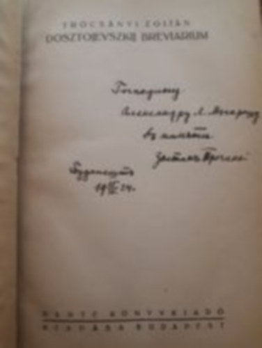 Dosztojevszkij breviarium