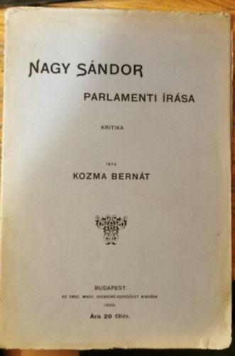 Nagy Sndor parlamenti rsa