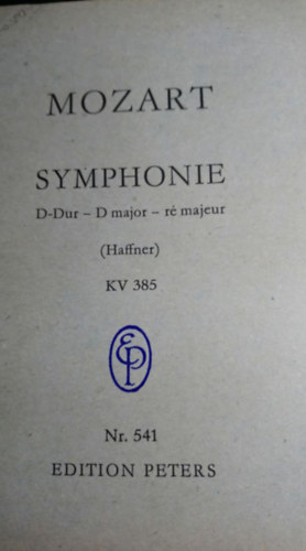Mozart Symphonie  (D-Dur - D major - r majeur)