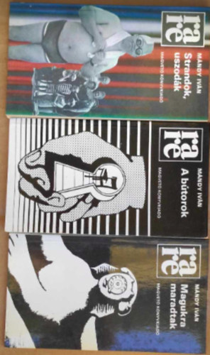 3 db Mndy Ivn knyv: - A btorok - Magukra maradtak - Strandok, uszodk
