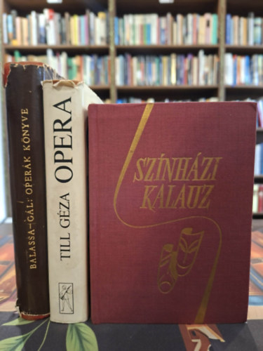 Oper�k k�nyve, Opera, Sz�nh�zi kalauz (3 db)