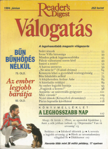 Reader's Digest Vlogats 1994. jnius