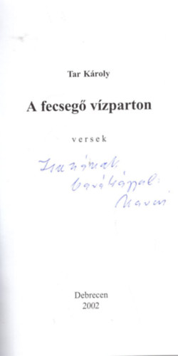 A fecseg vzparton - dediklt