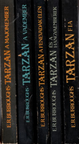5 db Tarzan: Tarzan fia + Tarzan s a hangyaemberek + Tarzan a fenevadak ln + Tarzan a vadember + Tarzan a majomember