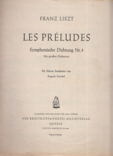 Les prludes - Symphonische Distung Nr.3