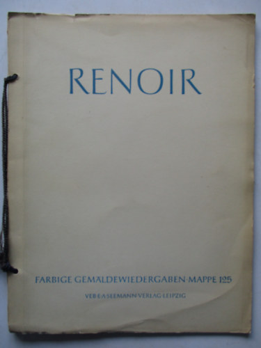 Pierre Auguste Renoir 1841-1919 Acht farbige Gemldewiedergaben Mappe 125