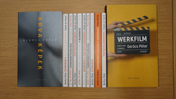 Gerőcs Péter - Gerőcs Péter 3 kötete: Szembenézni a tehetetlenségünkkel, Árva könyvek, Werkfilm