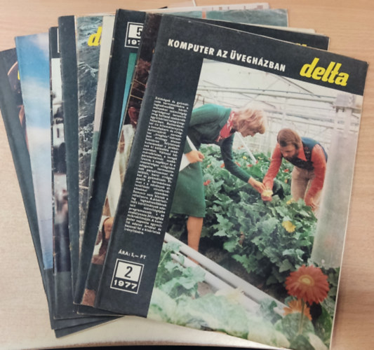 Delta - Tudom�nyos-technikai magazin 11. �vfolyam (1977) 2,4,5,6,7,9,10,11, 12. sz�m (9 darab)
