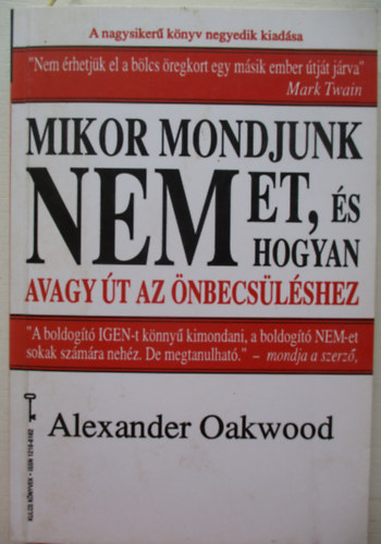 Mikor mondjunk NEMet, s hogyan? avagy: t az nbecslshez