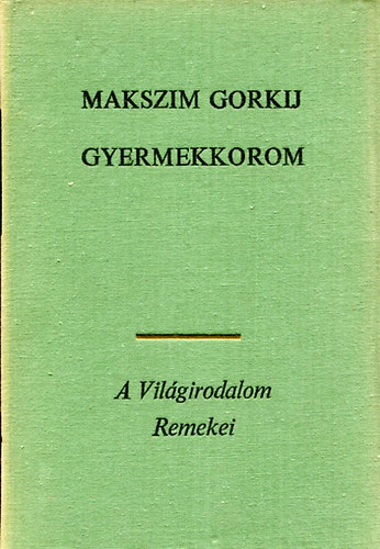 Gyermekkorom