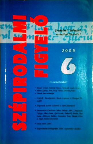 Szpirodalmi Figyel 2005/6.