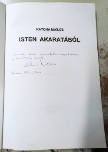 Isten akaratbl - dediklt